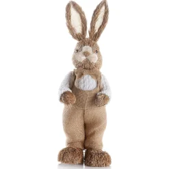 Conejo De Pascua Decorativo, Marrón, 44 Cm De Altura
