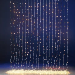 Cortina De Luces LED 24V Para Exteriores, 500 LED, 300 X 200 Cm