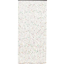 Cortina Deco De Color, De Madera, 90 X 200 Cm