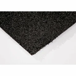Césped Artificial Estándar Poco Inflamable Negro, 200 X 100 Cm