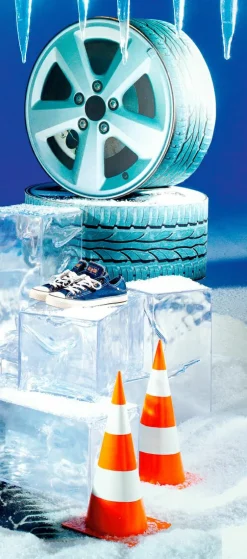 Cubito De Hielo Decorativo, 23 X 23 Cm