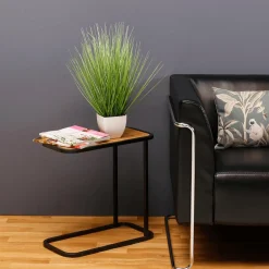 Deco Hierba Cebra En Maceta Blanca 50 Cm