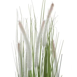 Deco Lampbush Grass En Maceta Negra 90 Cm