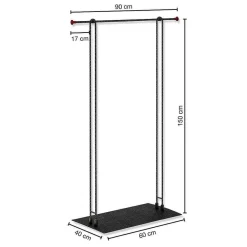 El Puesto De Ropa Confeccionada LOFT, 90 X 150 Cm