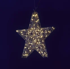 Esquema De Estrella LED, Plata Ø 38 Cm