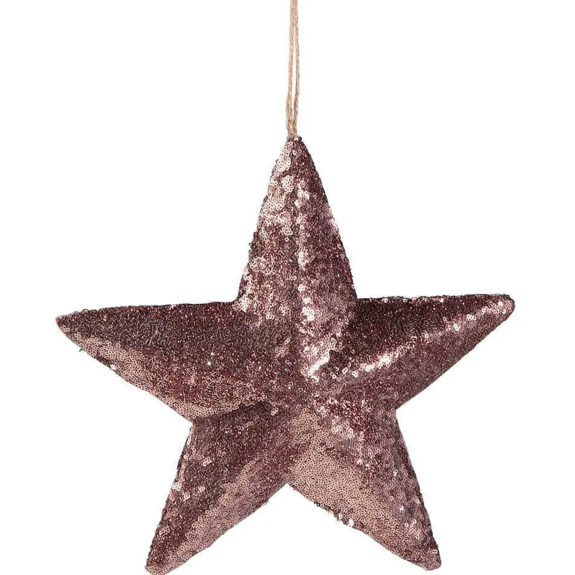 Estrella Con Lentejuelas Ø 33 Cm, Nougat