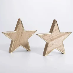 Estrella De Madera De Mango 2,5 X 20 Cm 2 Uds.