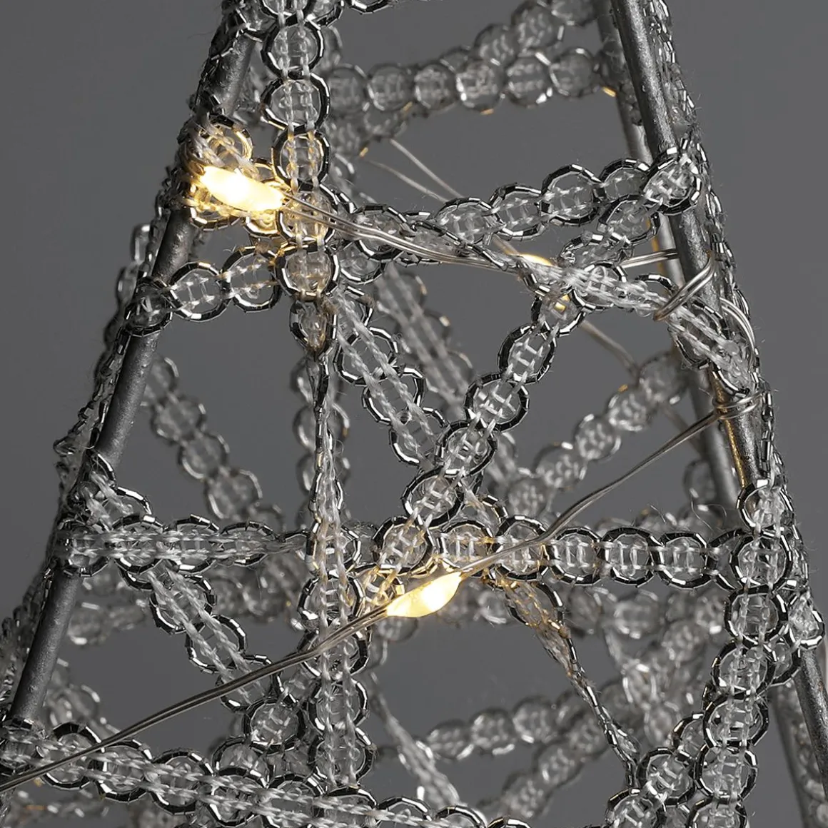 Estrella Metálica Decorativa LED De 30 Cm Que Funciona Con Pilas