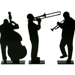 Expositor De Madera "Músico Cubano" 50 Cm