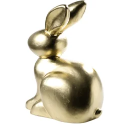 Figura Decorativa Conejo De Pascua Dorado, 50 Cm