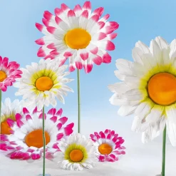 Flor De Margarita Gigante Blanca, Ø 55 Cm