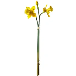 Flores Artificiales, Ramo De Narcisos 3 Piezas, 52 Cm