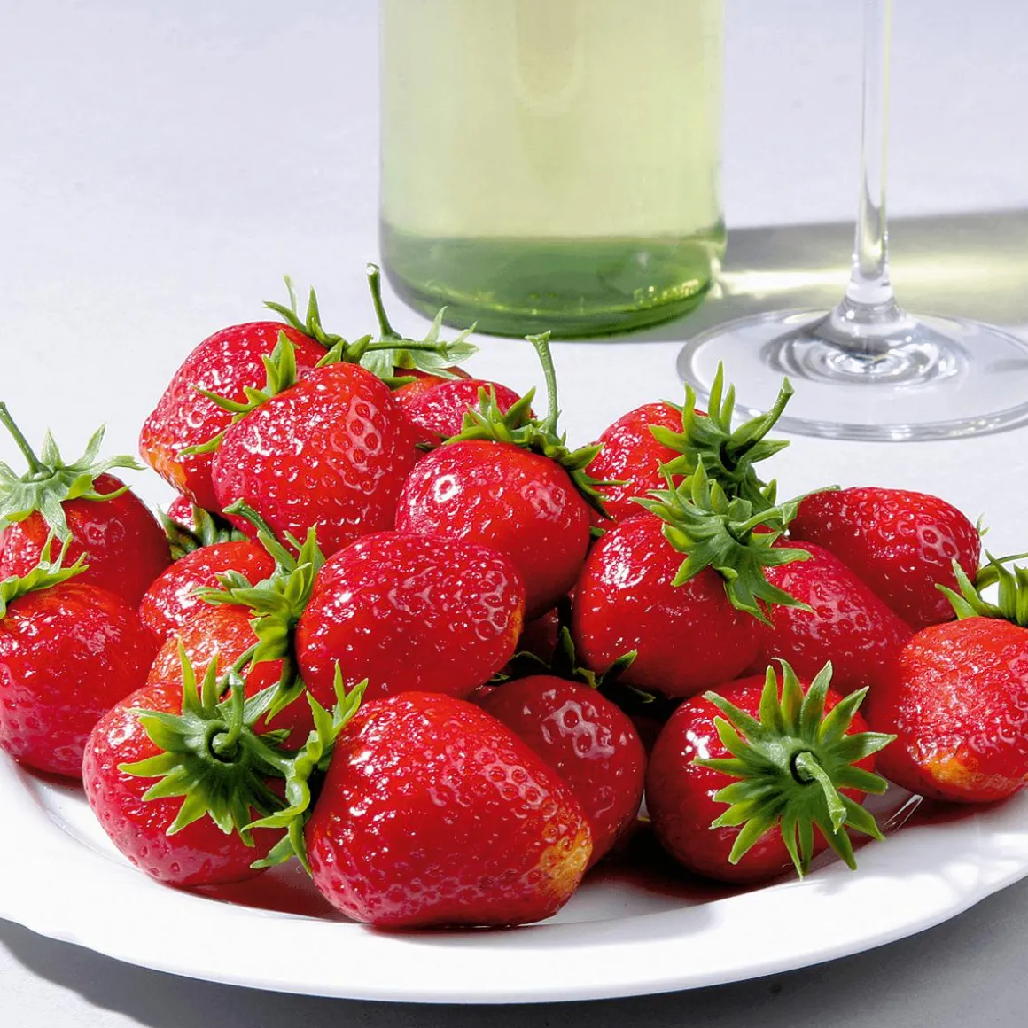 Fresas Alimentos De Imitación 24 Piezas