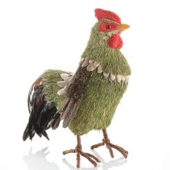 Gallo Decorativo De 21 Cm De Altura