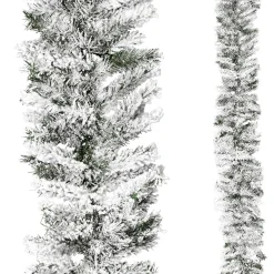 Guirnalda De Abeto Con Copos, 270 Cm, Ø 30 Cm