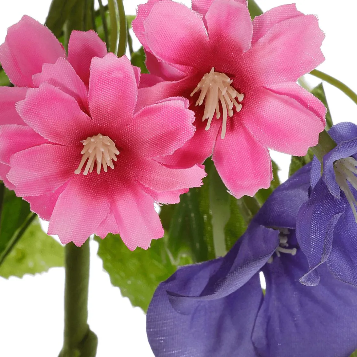 Guirnalda De Flores De Campo Artificiales Rosa Púrpura 158 Cm