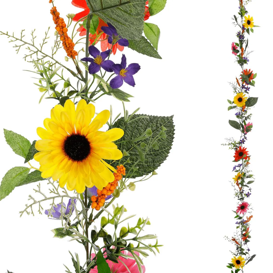 Guirnalda De Gerbera Artificial, Longitud 180 Cm