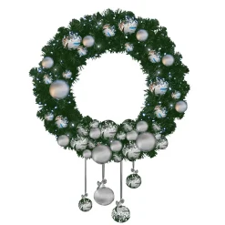 Guirnalda Luvi Con Bolas Y Led Frío 120 Cm Ø