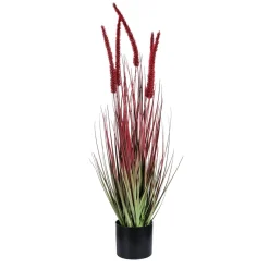 Hierba De Caña Artificial En La Maceta Altura 67 Cm