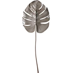 Hoja De Monstera Artificial 90 Cm Gris