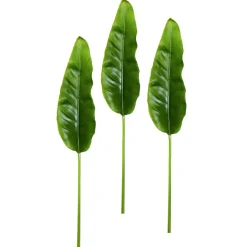 Hojas Artificiales De Strelizia 88 Cm, 3 Piezas
