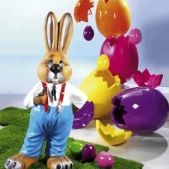 Huevo De Pascua Decorativo Naranja, 18 Cm
