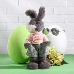 Huevo De Pascua Gigante Decorativo, Color Verde Claro, 30 Cm