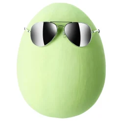 Huevo De Pascua Gigante Decorativo, Color Verde Claro, 30 Cm