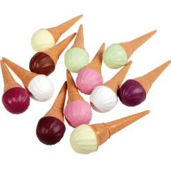Imitación De Helado Con Gofre, 12 Piezas