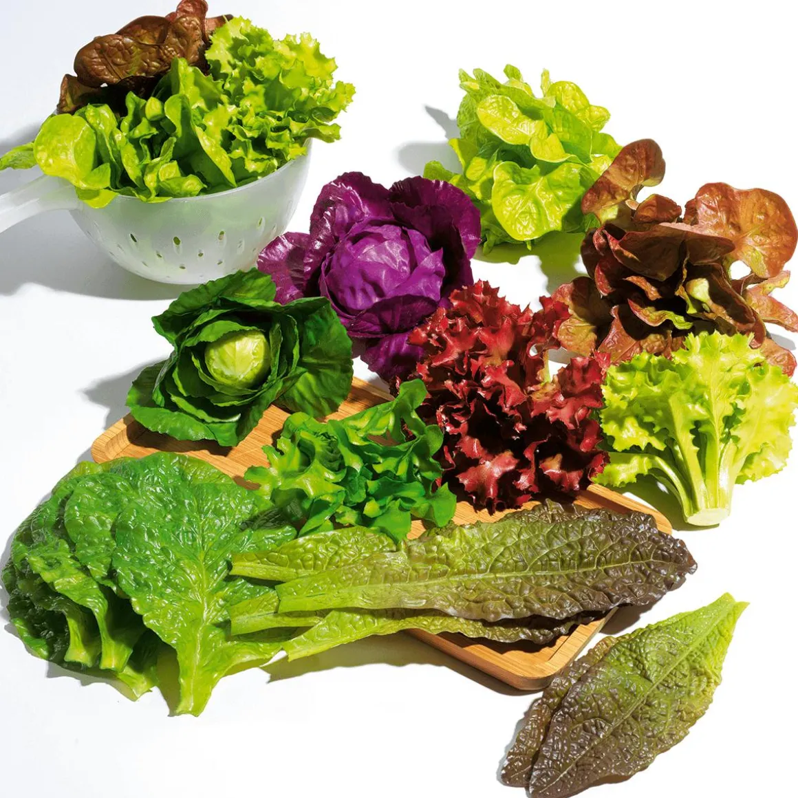Imitación De Lechuga Lollo Rosso, Ø 16 Cm