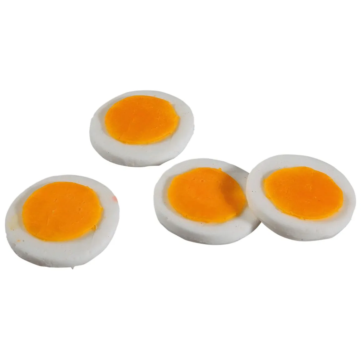 Imitación De Rodajas De Huevo, 4 Piezas