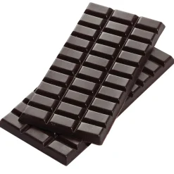 Imitación De Tableta De Chocolate Amargo, 2 Piezas