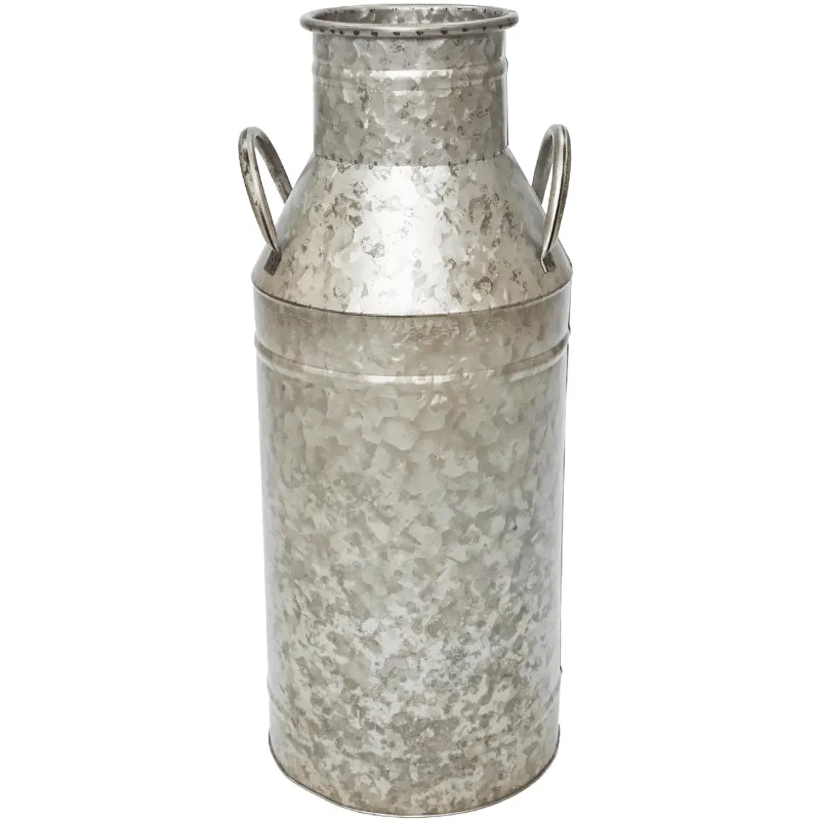 Jarra De Leche Decorativa De Zinc Gris 51 Cm