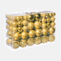 Juego De Bolas De Navidad XXL 100pcs Oro 3 - 6 Cm Ø
