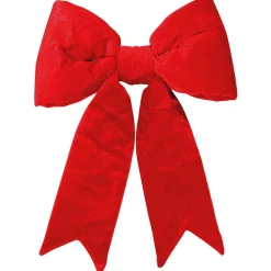Lazo De Navidad De Terciopelo Rojo Longitud 40 Cm