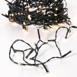 Luces De Hadas Negro 9 M, 120 LED Blanco Cálido IP44