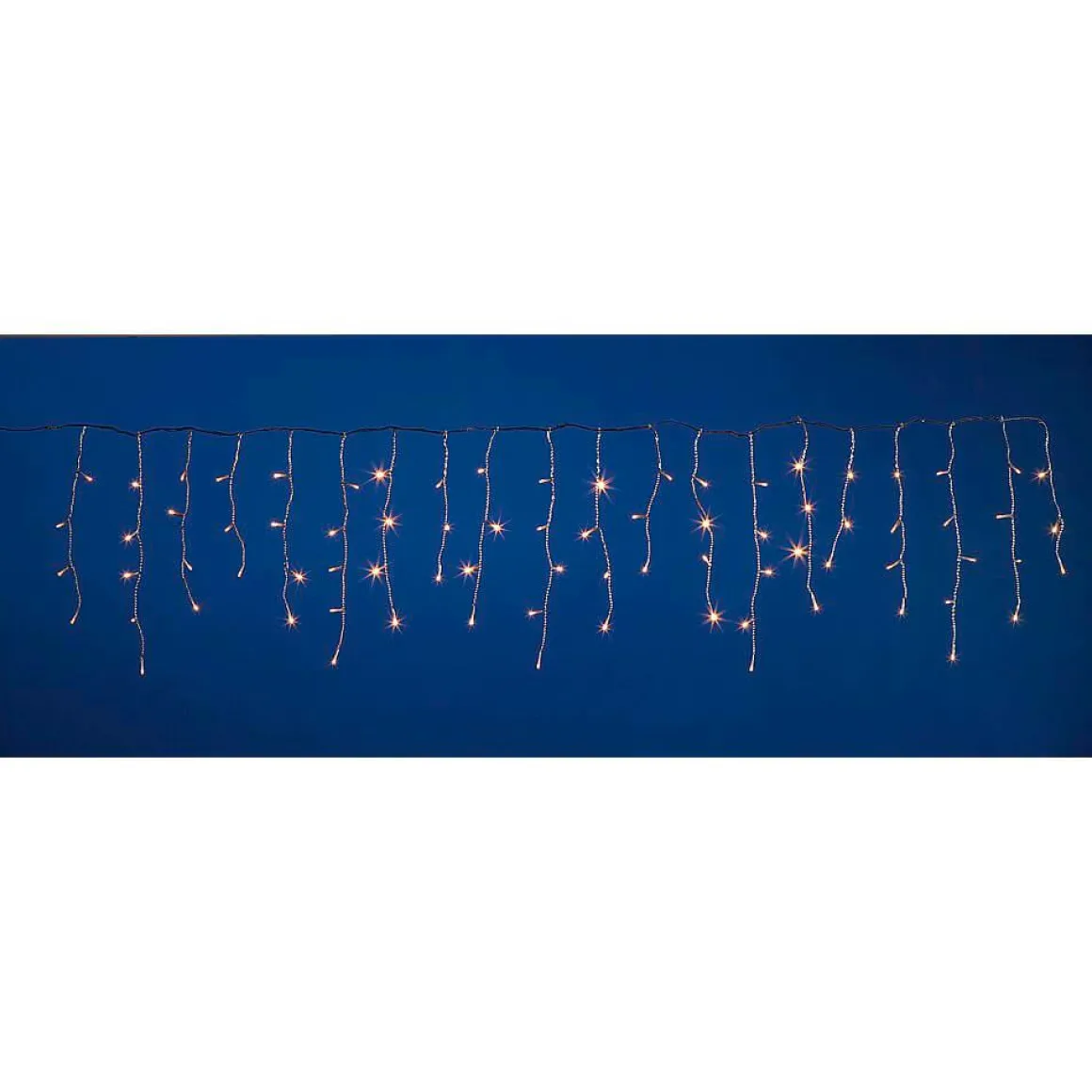 Luz Icicle Light LED 24 V Para Exteriores, 76 LED, 370 X 50 Cm