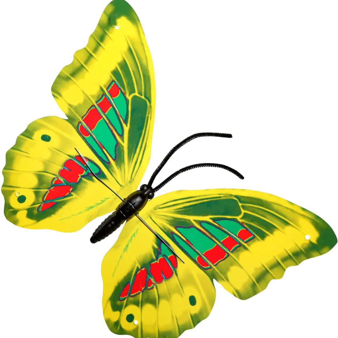 Mariposas Decorativas Amarillo 40 Cm 3 Piezas