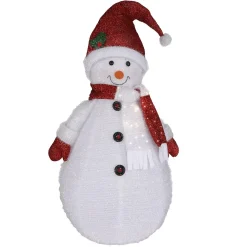 Muñeco De Nieve XL De Poliéster De 120 Cm