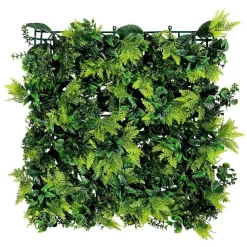 Panel De Plantas Verdes Artificiales, 50 X 50 Cm