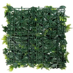 Panel De Plantas Verdes Artificiales, 50 X 50 Cm