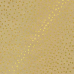 Papel Kraft Reciclado Con Pequeños Puntos Dorados - Rollo De Papel De Envolver De 50 M