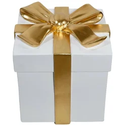 Paquete Deco 30 Cm, Blanco-oro