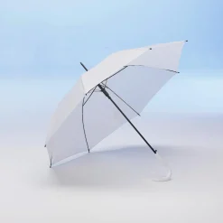 Paraguas Con Mecanismo Automático 100 Cm Ø, 84 Cm Blanco