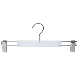Percha Con Pinzas Esmerilada 36 Cm,1 Caja A´50 Piezas