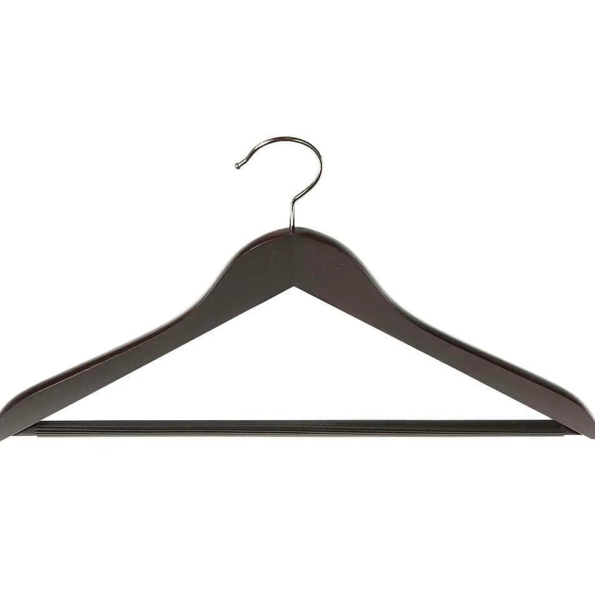 Percha De Madera Con Barra, ángulo De 45 Cm Wengué