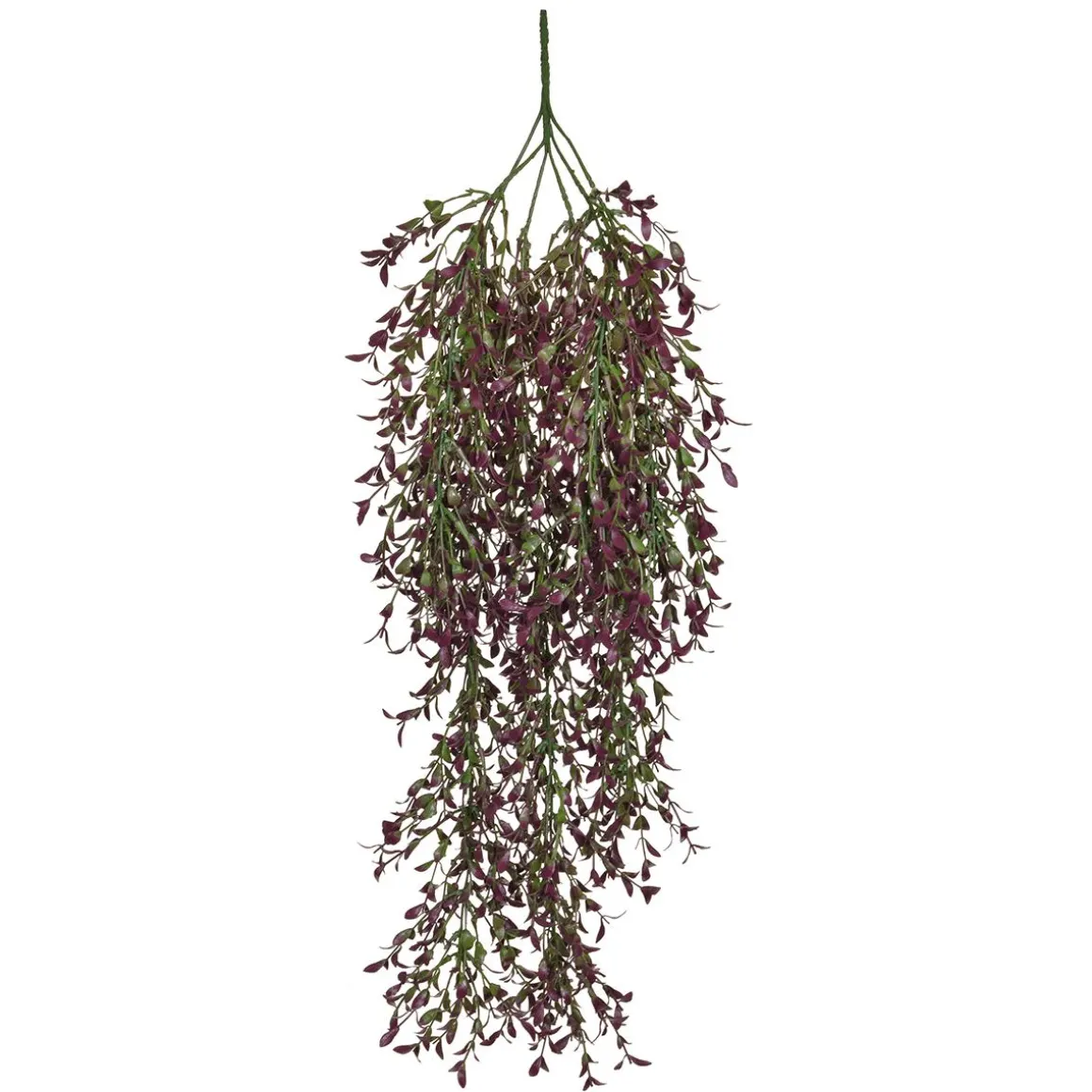 Percha Níspero Purpurina Ignífuga Púrpura - Verde 85 Cm B1