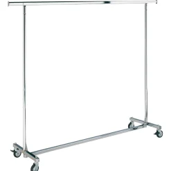 Perchero Con Ruedas Plegable, Altura Fija 150 Cm