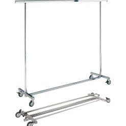 Perchero Con Ruedas Plegable, Altura Fija 150 Cm