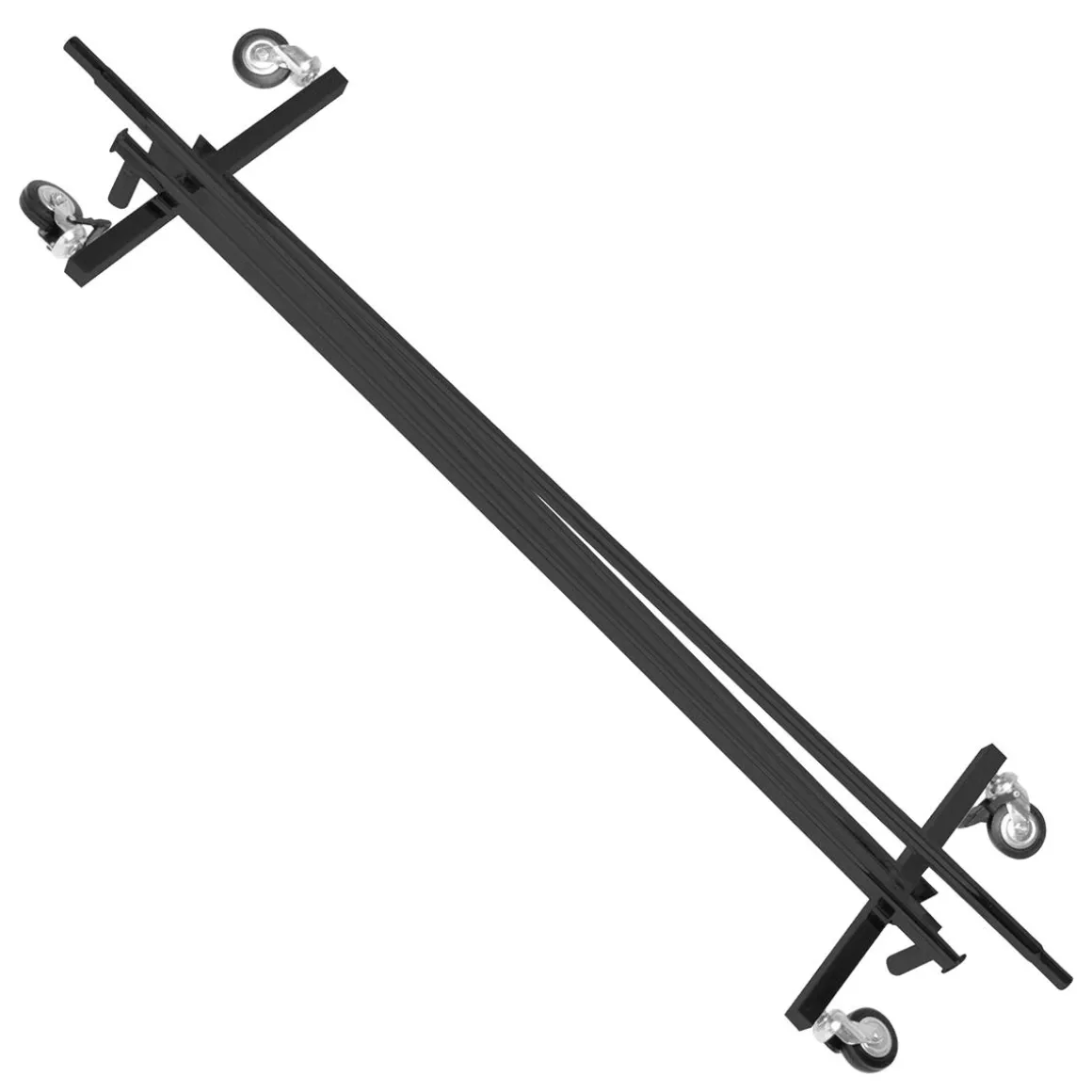 Perchero Con Ruedas Plegable Antracita, Altura Ajustable